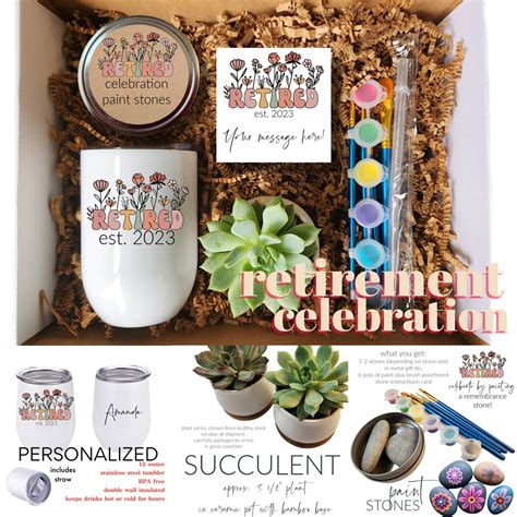 retirement gift box for her